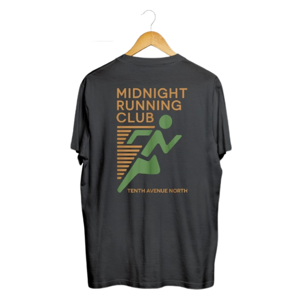 MIDNIGHT RUNNING CLUB TEE - GREY