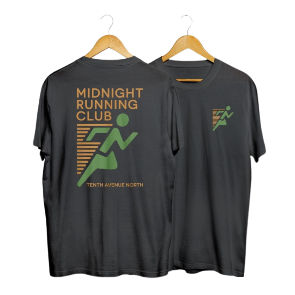 MIDNIGHT RUNNING CLUB TEE - GREY