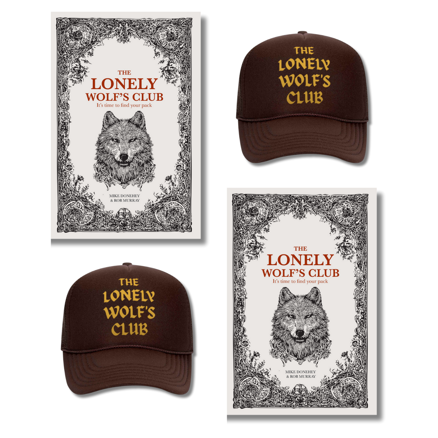PREORDER: THE LONELY WOLF'S CLUB 2 BOOK 2 HAT BUNDLE