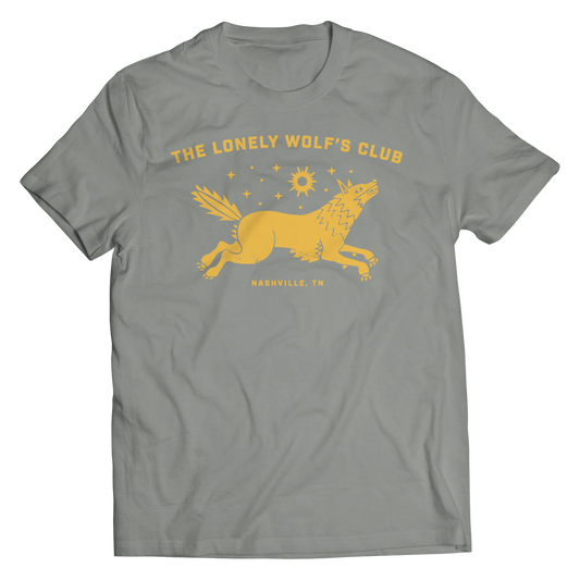 LONELY WOLF GRAY TEE