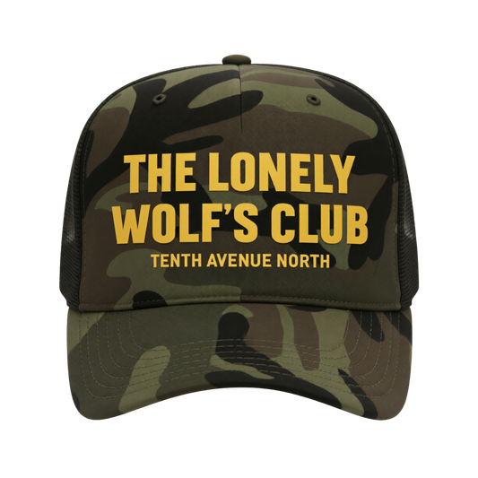 LONELY WOLF CAMO HAT