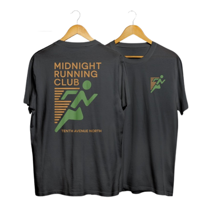 MIDNIGHT RUNNING CLUB TEE - GREY