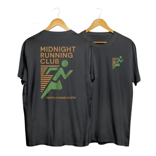 MIDNIGHT RUNNING CLUB TEE - GREY